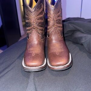 Brown Western Cowboy Boots kids